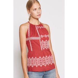 Joie 4 Konomi Brick Embroidered Top NWT $228.